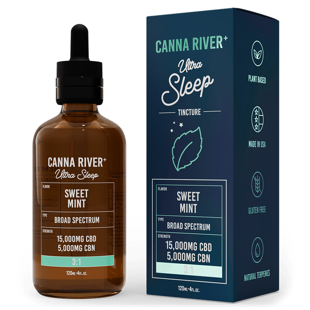 Ultra Sleep CBD Oil Tincture | CBN Cannabinoid | High Strength CBD | Canna River Ultra Sleep CBD Oil Tincture | CBN Cannabinoid | High Strength CBD | Canna River