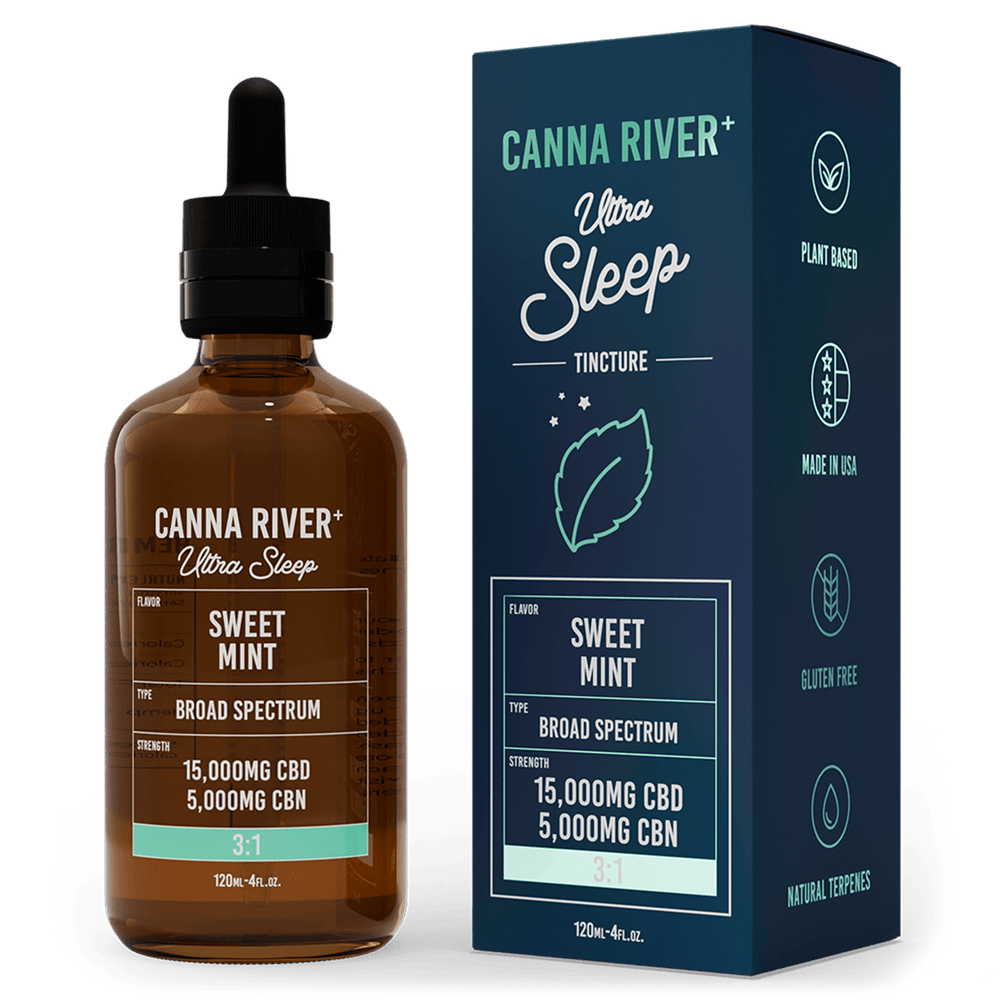 Ultra Sleep CBD Oil Tincture | CBN Cannabinoid | High Strength CBD
