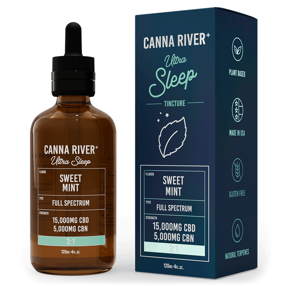 Ultra Sleep CBD Oil Tincture | CBN Cannabinoid | High Strength CBD