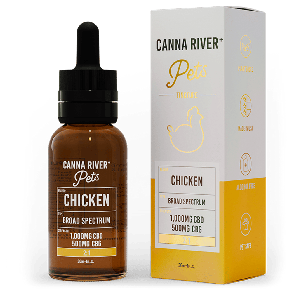 CBD Pet Tincture | CBD For Cats & Dogs | Broad Spectrum Pet CBD