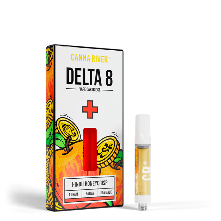 D8 Cartridge Vape Canna River Delta 8 THC Hindu Honeycrisp 1 Gram / 1 Unit