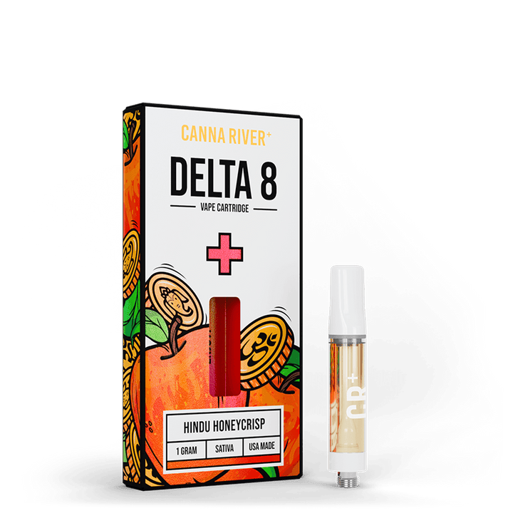 D8 Cartridge Vape Canna River Delta 8 THC Hindu Honeycrisp 1 Gram / 1 Unit