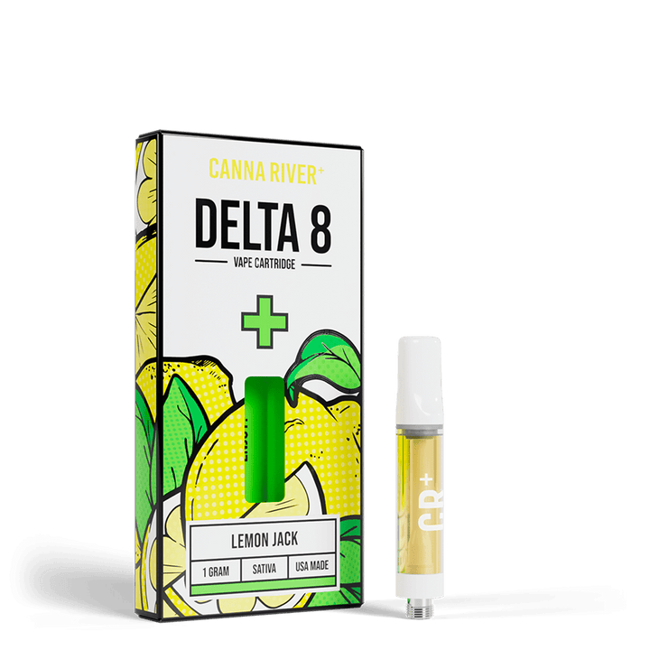 D8 Cartridge Vape Canna River Delta 8 THC Lemon Jack 1 Gram / 1 Unit