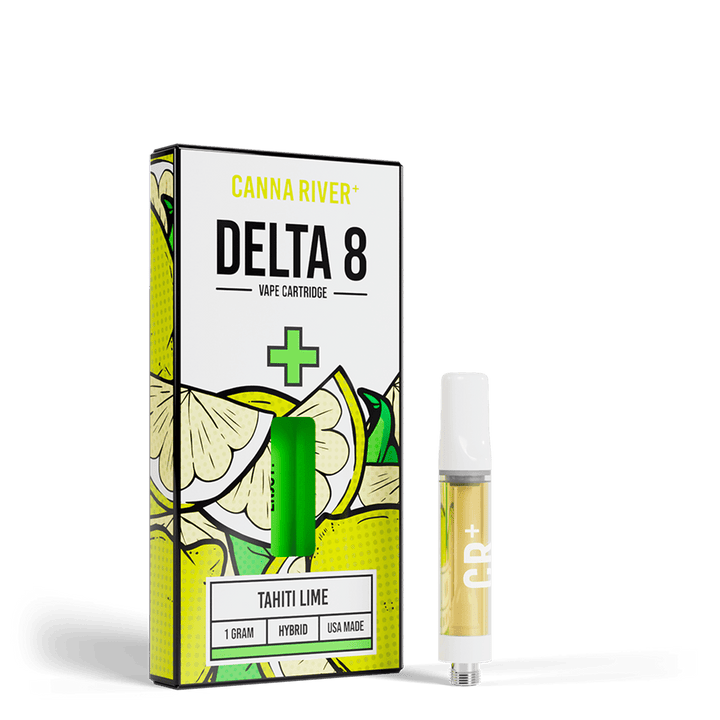 D8 Cartridge Vape Canna River Delta 8 THC Tahiti Lime 1 Gram / 1 Unit