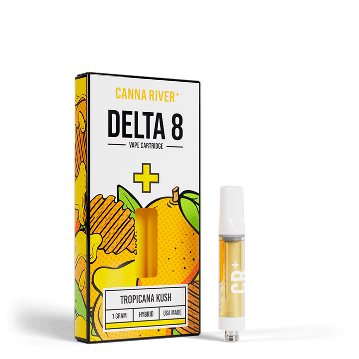 D8 Cartridge Vape Canna River Delta 8 THC Tropicana Kush 1 Gram / 1 Unit