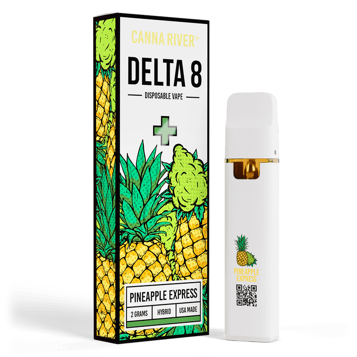 D8 Disposable Vape Canna River Delta 8 THC Pineapple Express 2 Grams