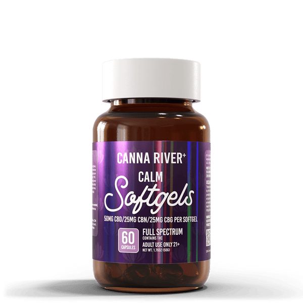 CBD Calm Softgels Softgel Canna River 