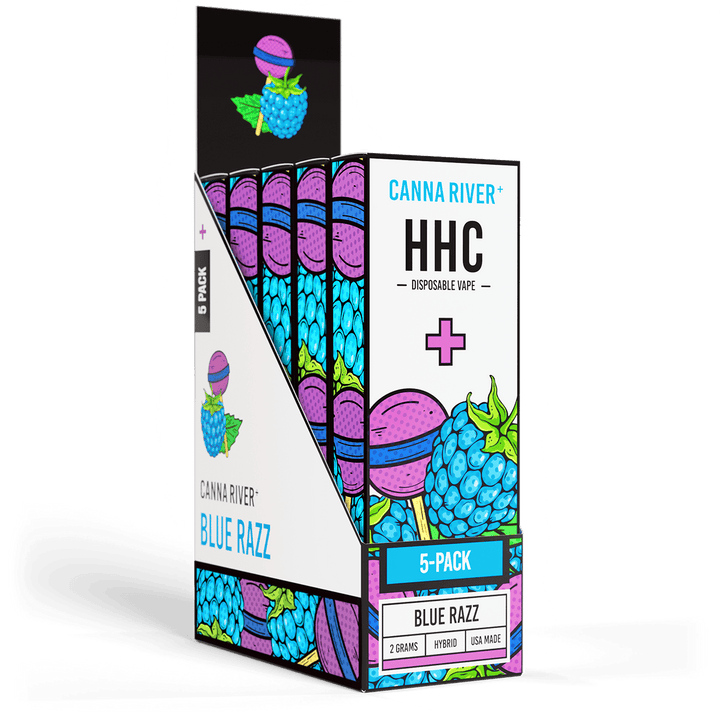 HHC Disposable Vape Canna River HHC Blue Razz 2 Grams / 5 Units