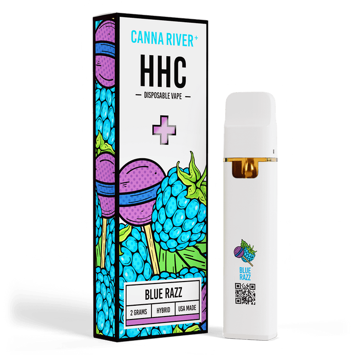 HHC Disposable Vape Canna River HHC Blue Razz 2 Grams / 1 Unit