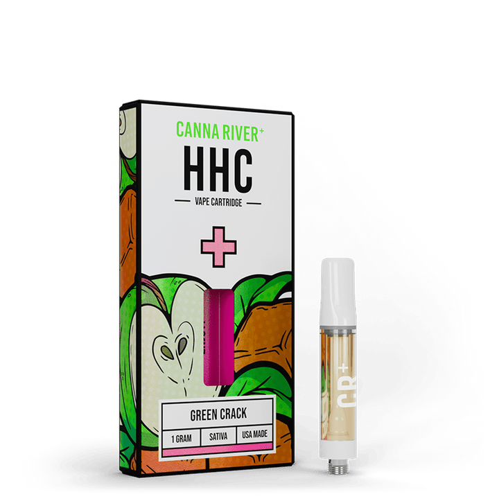 HHC Cartridge Vape Canna River HHC Green Crack 1 Gram / 1 Unit