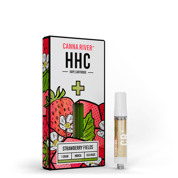 HHC Cartridge Vape Canna River HHC Strawberry Fields 1 Gram / 1 Unit