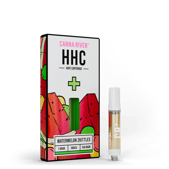 HHC Cartridge Vape Canna River HHC Watermelon Zkittles 1 Gram / 1 Unit