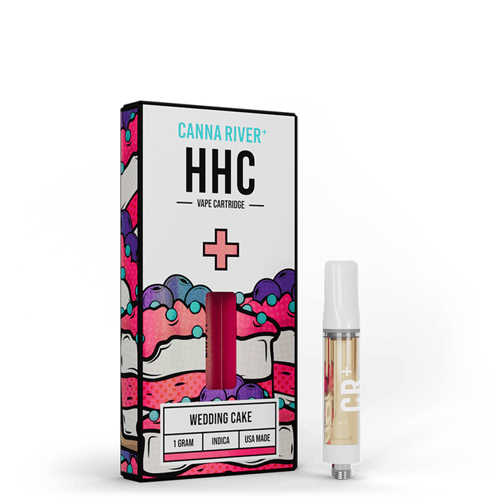 HHC Cartridge Vape Canna River HHC Wedding Cake 1 Gram / 1 Unit