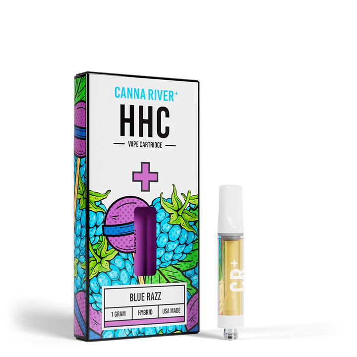 HHC Cartridge Vape Canna River HHC Blue Razz 1 Gram / 1 Unit