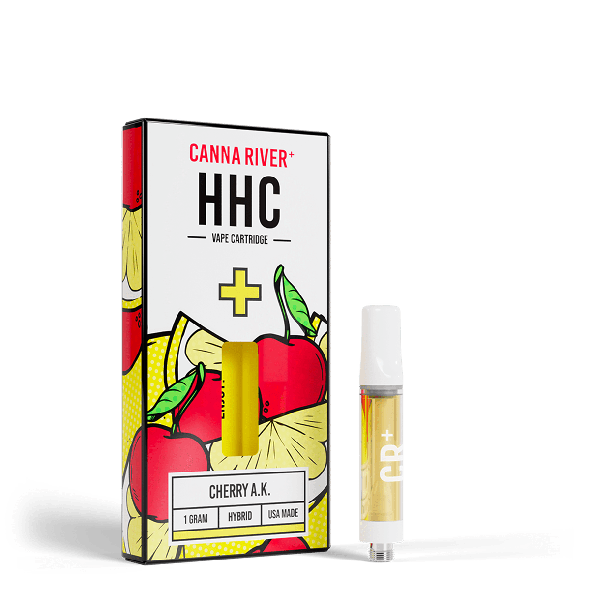 HHC Cartridge Vape Canna River HHC Cherry AK 1 Gram / 1 Unit
