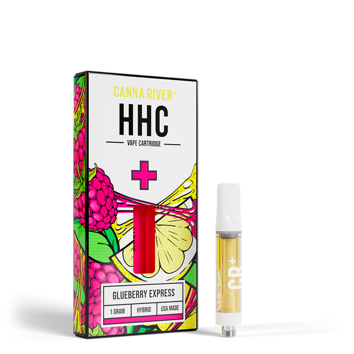 HHC Cartridge Vape Canna River HHC Glueberry Express 1 Gram / 1 Unit