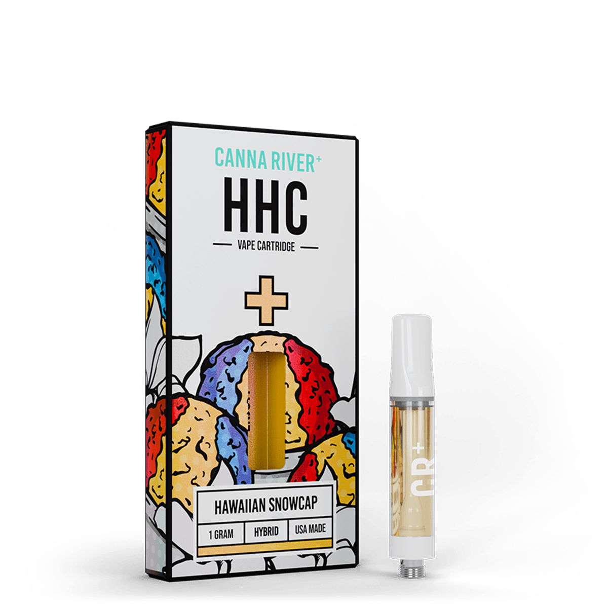 HHC Cartridge Vape Canna River HHC Hawaiian Snowcap 1 Gram / 1 Unit