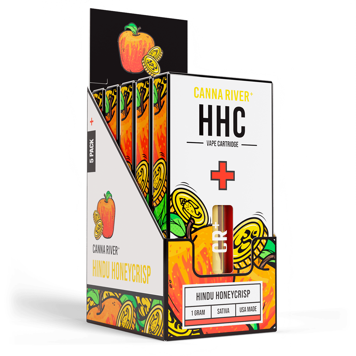 HHC Cartridge Vape Canna River HHC Hindu Honeycrisp 1 Gram / 5 Units
