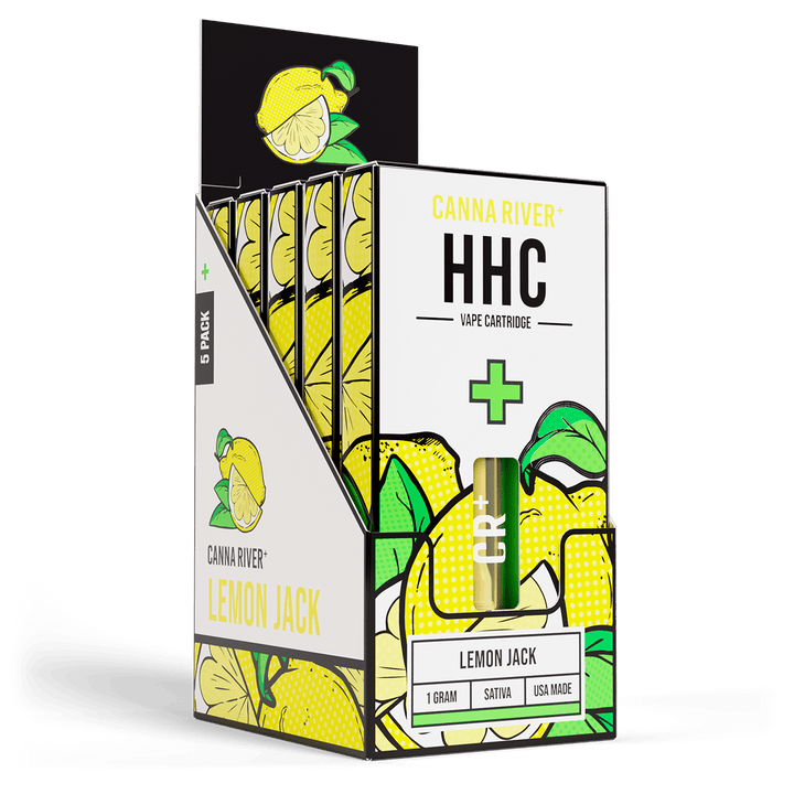 HHC Cartridge Vape Canna River HHC Lemon Jack 1 Gram / 5 Units
