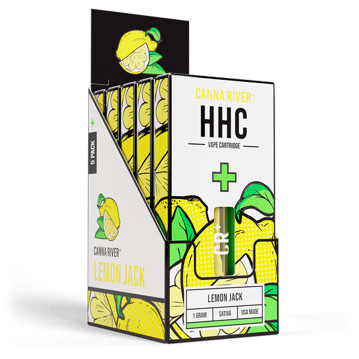 HHC Cartridge Vape Canna River HHC Lemon Jack 1 Gram / 5 Units