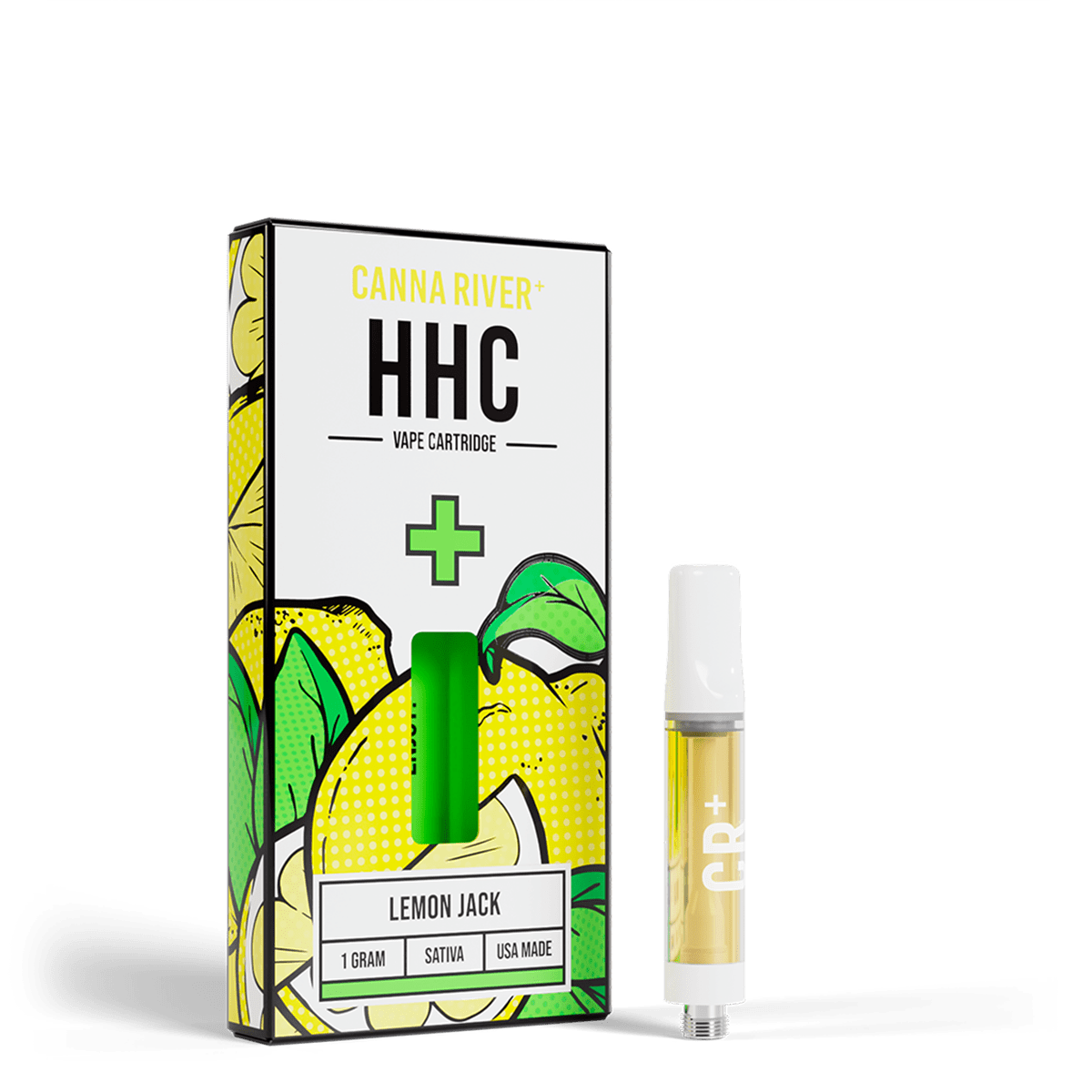HHC Cartridge Vape Canna River HHC Lemon Jack 1 Gram / 1 Unit