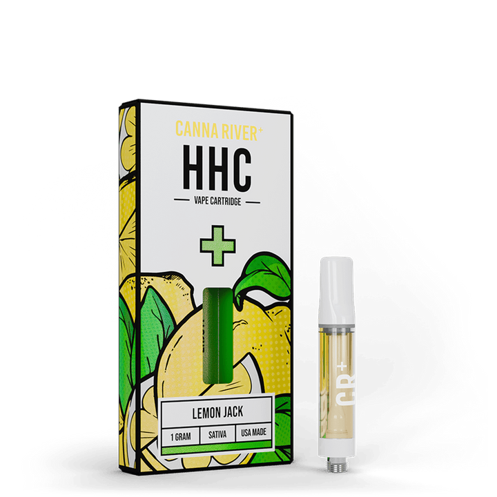 HHC Cartridge Vape Canna River HHC Lemon Jack 1 Gram / 1 Unit