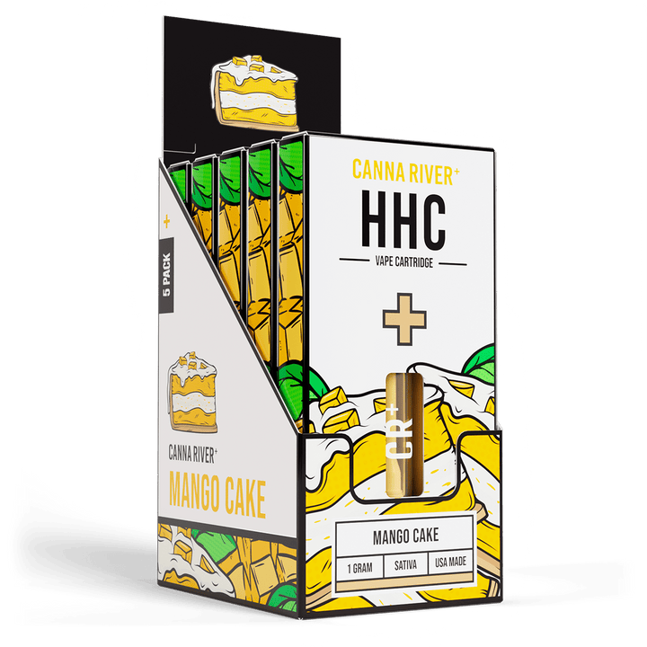 HHC Cartridge Vape Canna River HHC Mango Cake 1 Gram / 5 Units