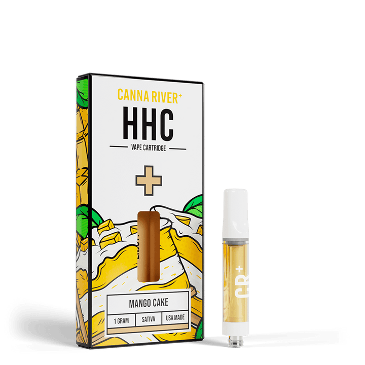HHC Cartridge Vape Canna River HHC Mango Cake 1 Gram / 1 Unit