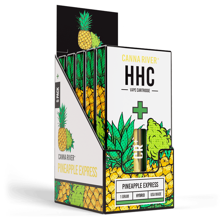 HHC Cartridge Vape Canna River HHC Pineapple Express 1 Gram / 5 Units