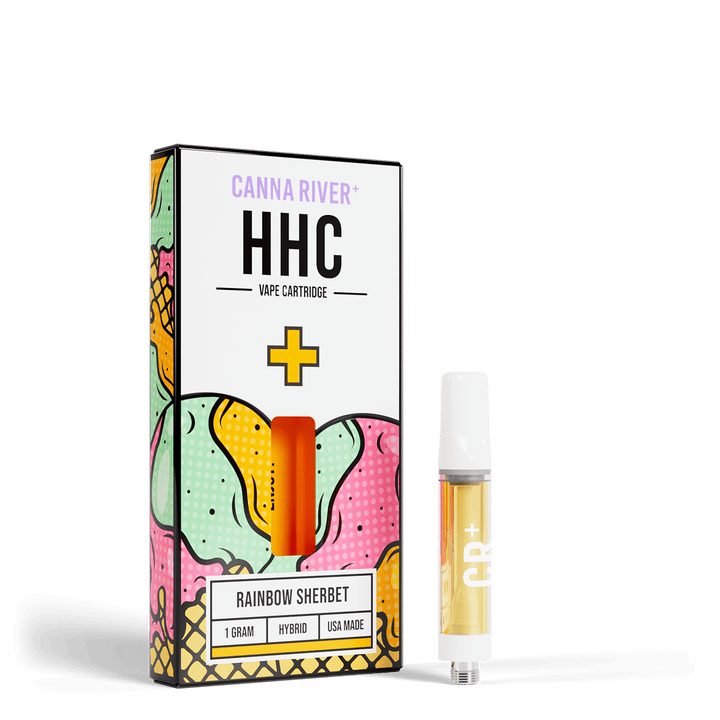 HHC Cartridge Vape Canna River HHC Rainbow Sherbet 1 Gram / 1 Unit