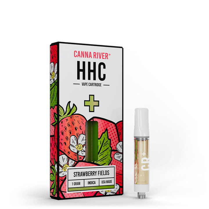 HHC Cartridge Vape Canna River HHC Strawberry Fields 1 Gram / 1 Unit