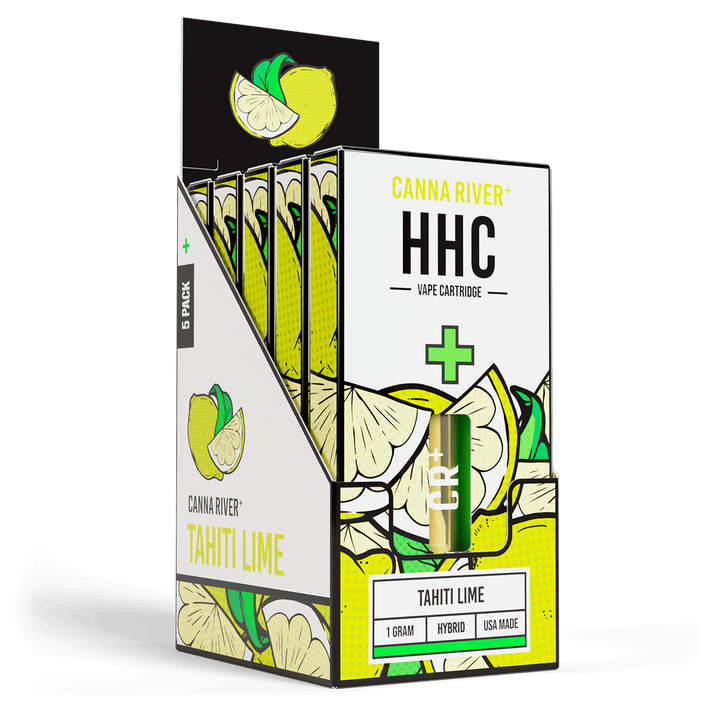 HHC Cartridge Vape Canna River HHC Tahiti Lime 1 Gram / 5 Units