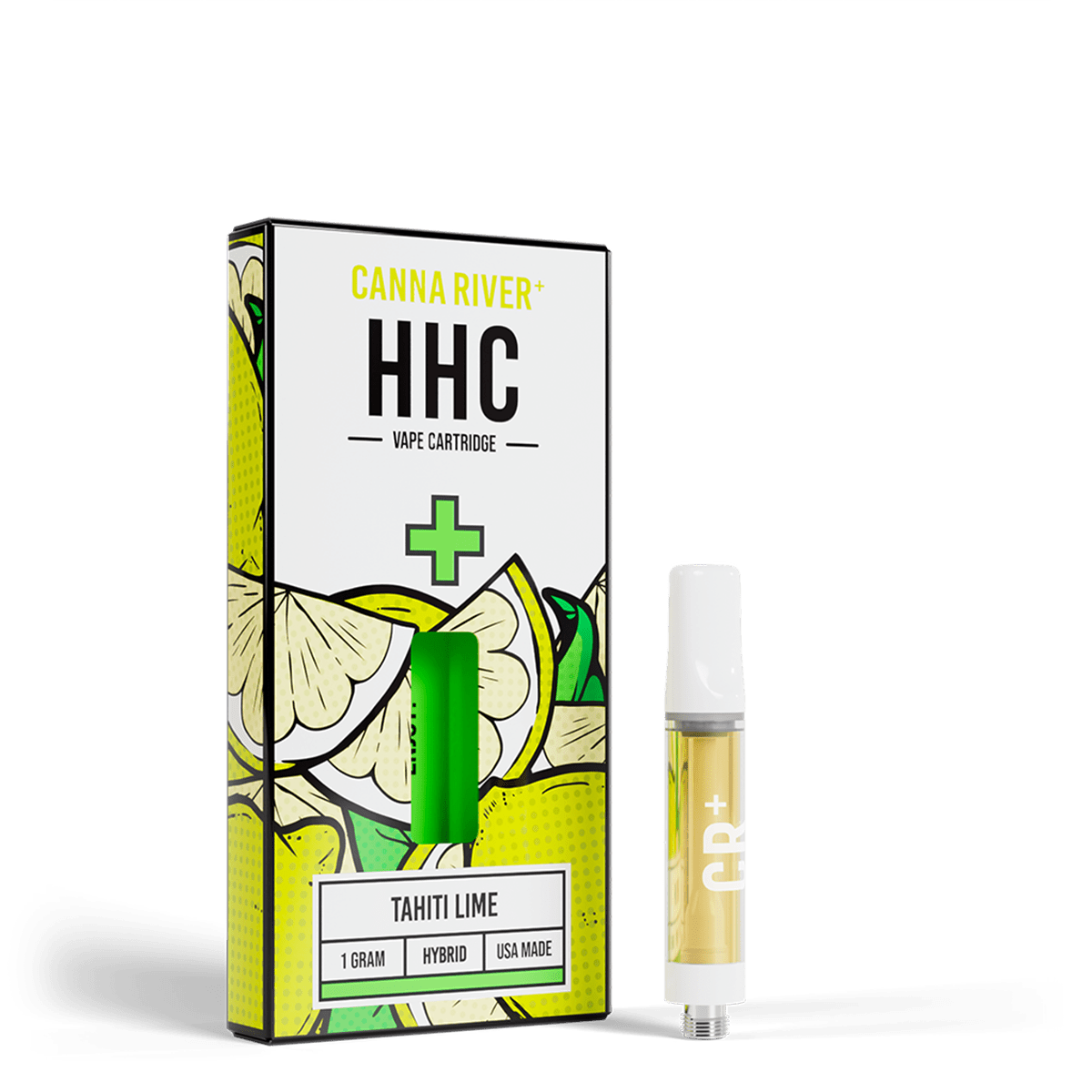HHC Cartridge Vape Canna River HHC Tahiti Lime 1 Gram / 1 Unit