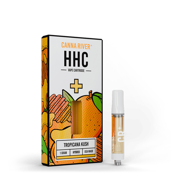 HHC Cartridge Vape Canna River HHC Tropicana Kush 1 Gram / 1 Unit