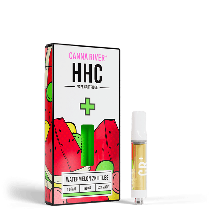 HHC Cartridge Vape Canna River HHC Watermelon Zkittles 1 Gram / 1 Unit