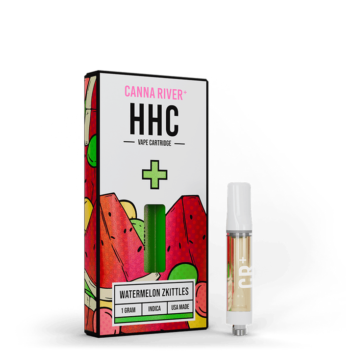 HHC Cartridge Vape Canna River HHC Watermelon Zkittles 1 Gram / 1 Unit