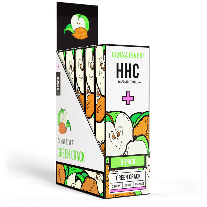 HHC Disposable Vape Canna River HHC Green Crack 2 Grams / 5 Units
