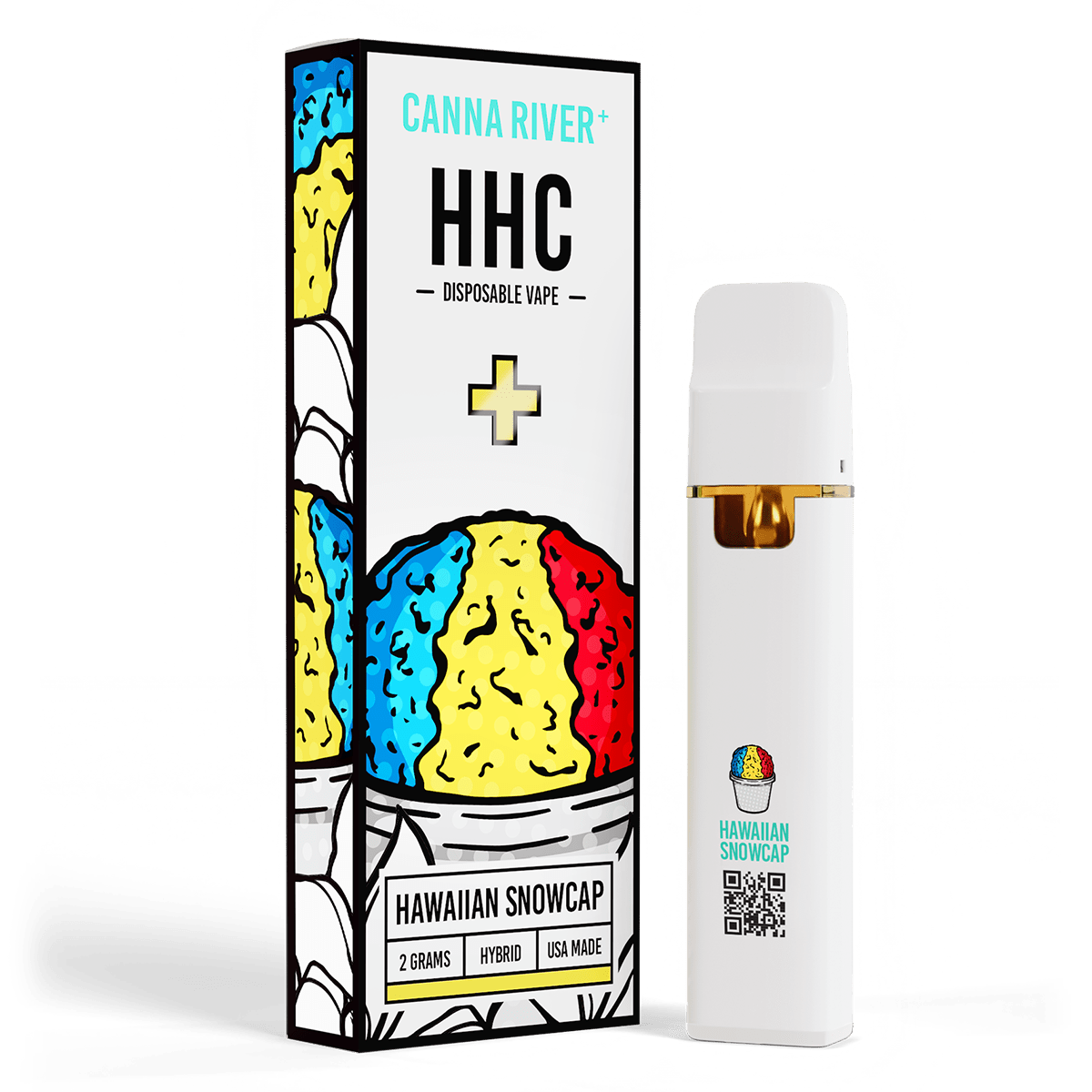 HHC Disposable Vape Canna River HHC Hawaiian Snowcap 2 Grams / 1 Unit