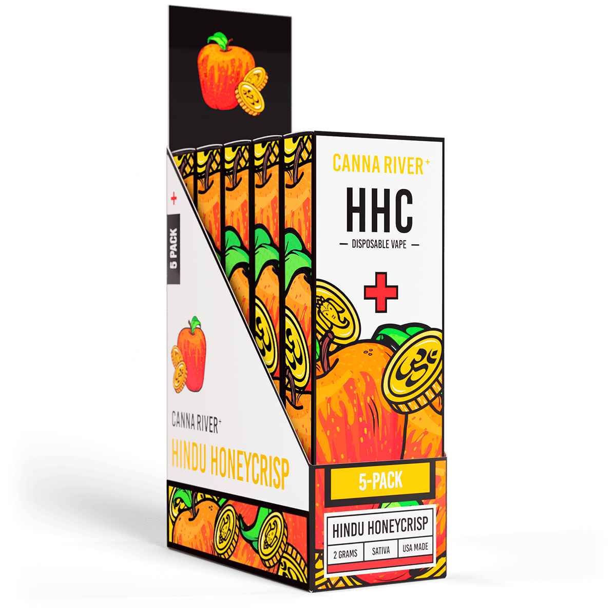 HHC Disposable Vape Canna River HHC Hindu Honeycrisp 2 Grams / 5 Units