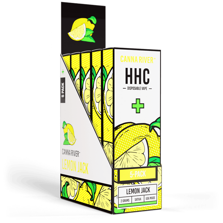 HHC Disposable Vape Canna River HHC Lemon Jack 2 Grams / 5 Units