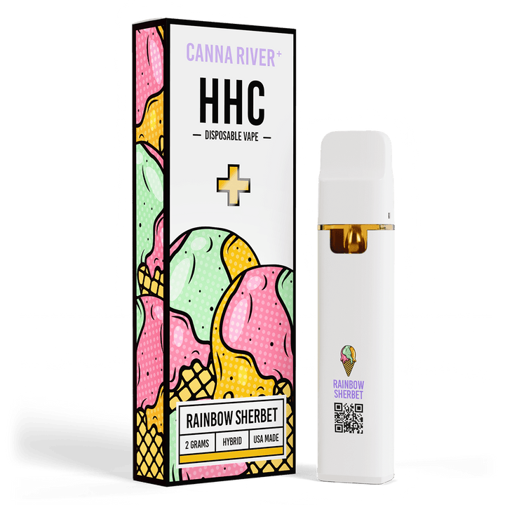 HHC Disposable Vape Canna River HHC Rainbow Sherbet 2 Grams