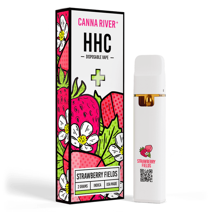 HHC Disposable Vape Canna River HHC Strawberry Fields 2 Grams / 1 Unit