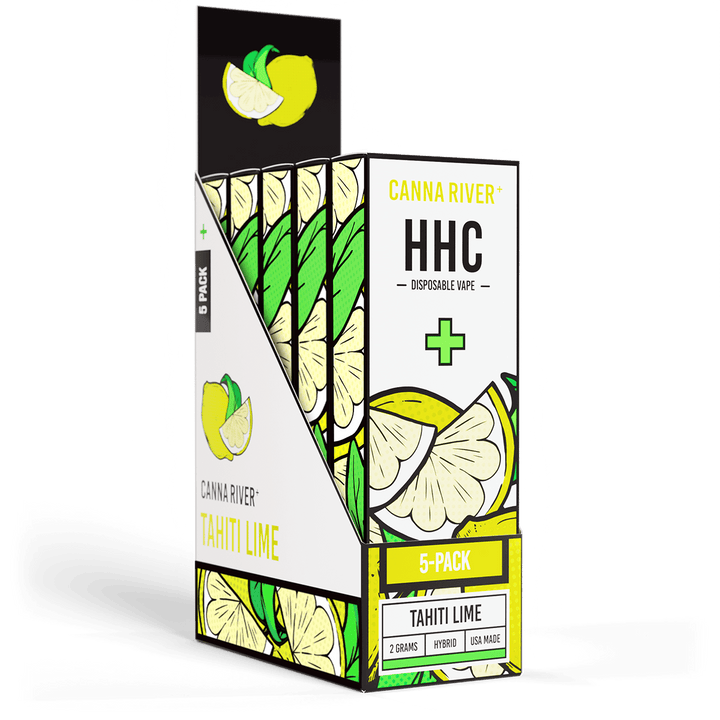 HHC Disposable Vape Canna River HHC Tahiti Lime 2 Grams / 5 Units