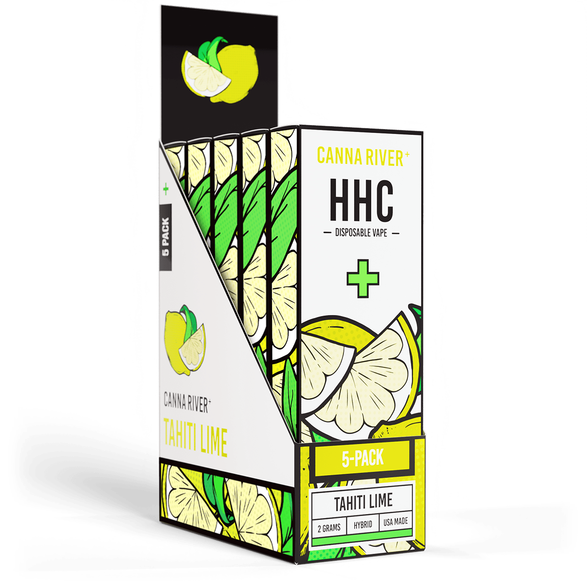 HHC Disposable Vape Canna River HHC Tahiti Lime 2 Grams / 5 Units