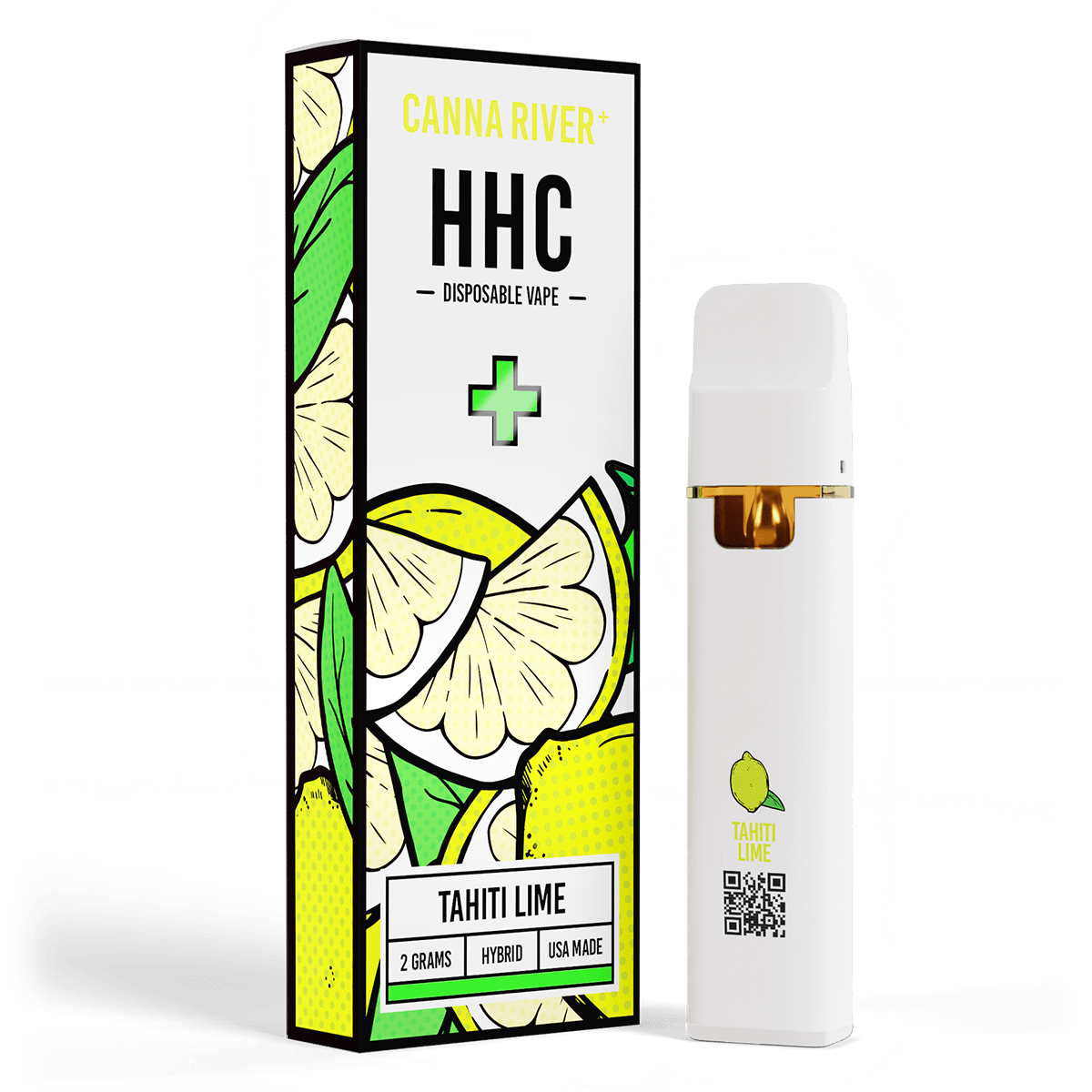 HHC Disposable Vape Canna River HHC Tahiti Lime 2 Grams / 1 Unit