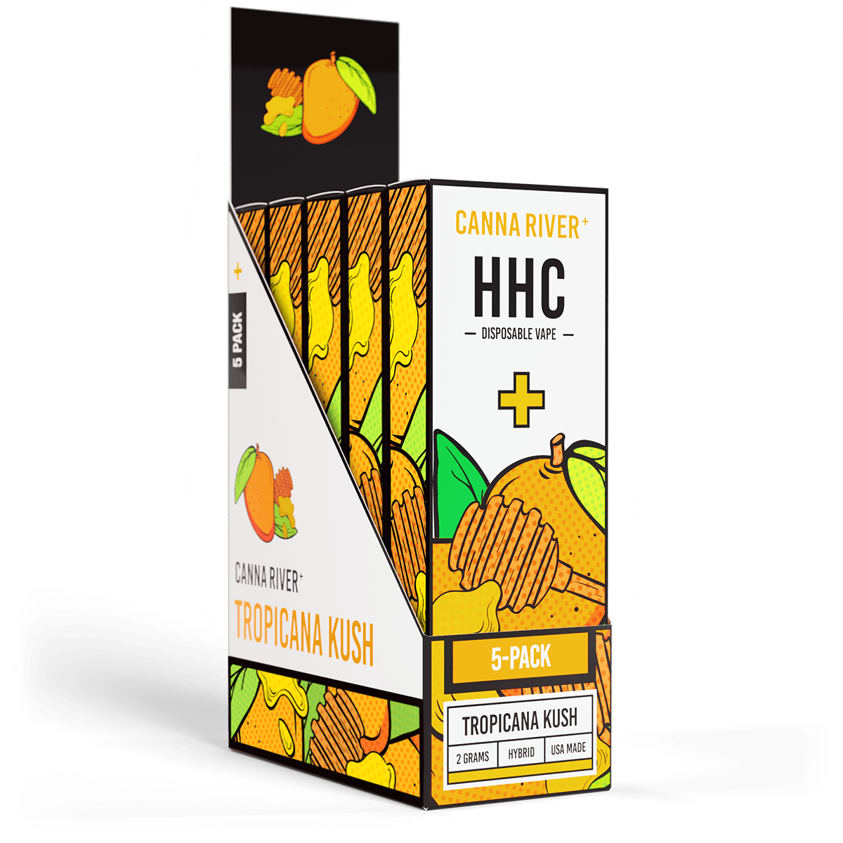 HHC Disposable Vape Canna River HHC Tropicana Kush 2 Grams / 5 Units