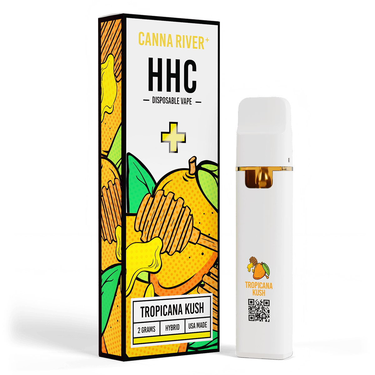 HHC Disposable Vape Canna River HHC Tropicana Kush 2 Grams / 1 Unit