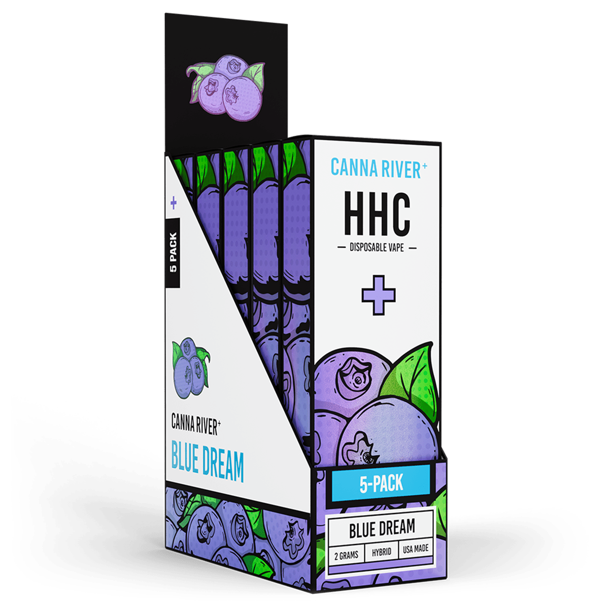 HHC Disposable Vape Canna River HHC Blue Dream 2 Grams / 5 Units