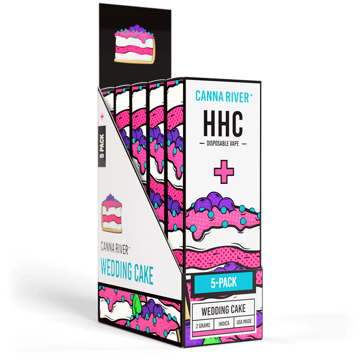 HHC Disposable Vape Canna River HHC Wedding Cake 2 Grams / 5 Units