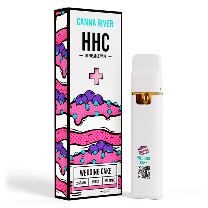 HHC Disposable Vape Canna River HHC Wedding Cake 2 Grams / 1 Unit